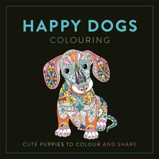 Cover image for 9781915751379 - Happy Dogs Colouring