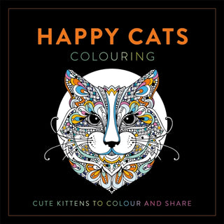 Cover image for 9781915751386 - Happy Cats Colouring
