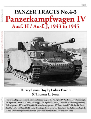 Cover image for 9781915969002 - Panzer Tracts No.4-3: Panzerkampfwagen IV Ausf.H and J