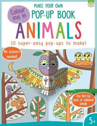 Cover image for 9781915995063 - Make Your Own Pop Up Book Animals