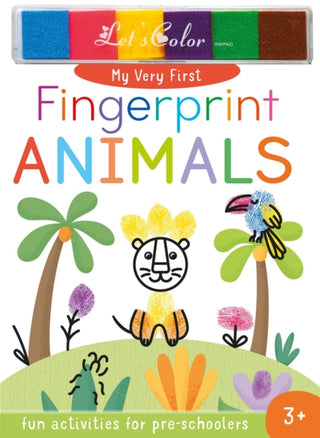 Cover image for 9781915995087 - My Very First Finger Print Animals