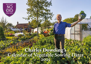Cover image for 9781916092099 - Charles Dowding's Calendar of Vegetable Sowing Dates 2025