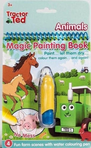 Cover image for 9781916206625 - Tractor Ted Magic Painting Book Animals