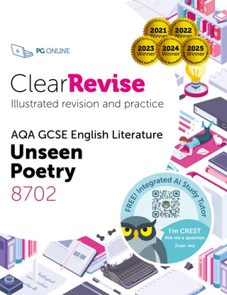 Supplemental image for 9781916518032 - ClearRevise AQA GCSE English Literature: Unseen poetry