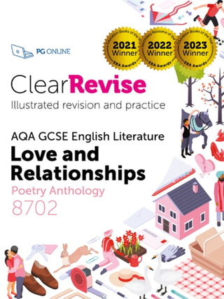 Cover image for 9781916518070 - ClearRevise AQA GCSE English Literature: Love and relationships, Poetry Anthology 8702