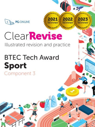 Cover image for 9781916518087 - ClearRevise BTEC Level 1/2 Tech Award Sport: Component 3