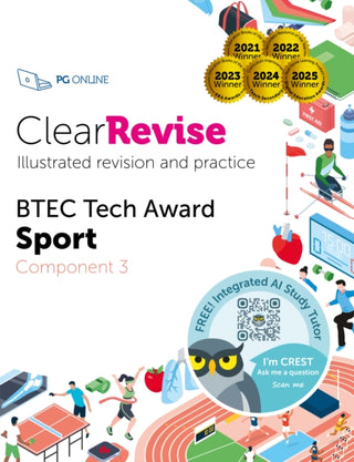 Supplemental image for 9781916518087 - ClearRevise BTEC Level 1/2 Tech Award Sport: Component 3