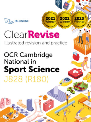Cover image for 9781916518100 - ClearRevise OCR Cambridge National in Sport Science J828 (R180)