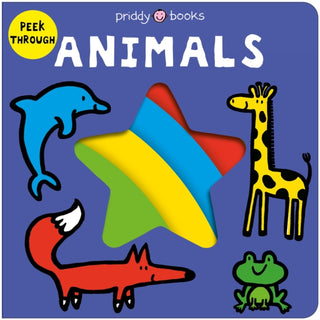 Cover image for 9781916745834 - Peek Through Animals