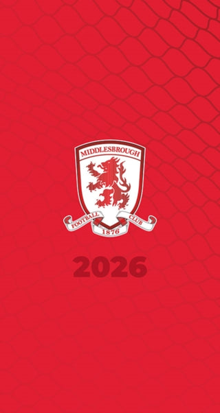 Supplemental image for 9781916755987 - The Official Middlesborough FC Pocket Diary 2026