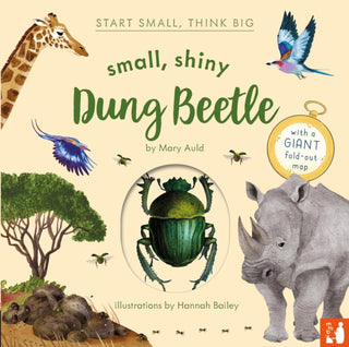 Cover image for 9781916780149 - Small, Shiny Dung Beetle