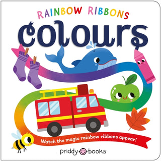 Cover image for 9781917069601 - Rainbow Ribbons: Colours