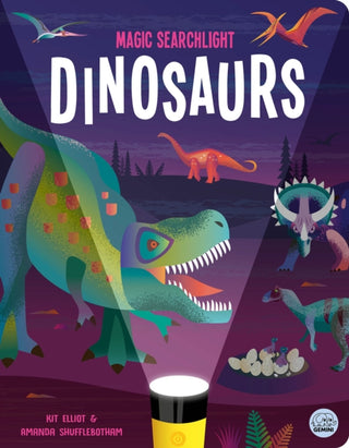 Cover image for 9781917082013 - Magic Searchlight - Dinosaurs