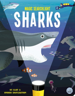 Supplemental image for 9781917082020 - Magic Searchlight - Sharks