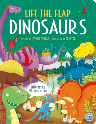 Cover image for 9781917082075 - Lift the Flap Dinosaurs
