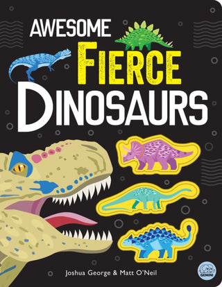 Cover image for 9781917082495 - Awesome Fierce Dinosaurs