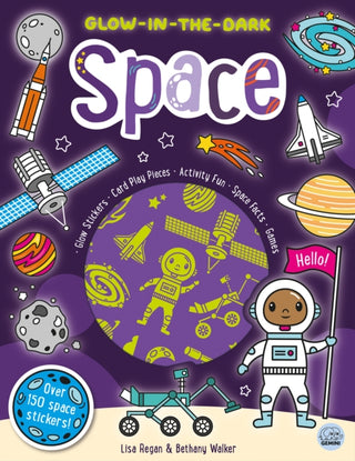 Cover image for 9781917082570 - Glow-in-the-Dark Space Sticker Activity
