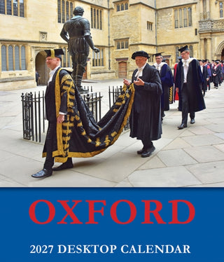 Cover image for 9781917102384 - Oxford Large Desktop Calendar - 2027