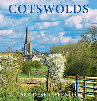 Cover image for 9781917102407 - Cotswolds Mini Desktop Calendar - 2027