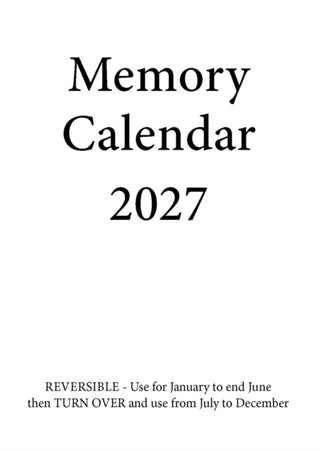 Cover image for 9781917102452 - Memory Calendar - 2027
