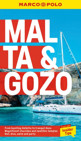 Cover image for 9781917131056 - Malta and Gozo Marco Polo Pocket Travel Guide - with pull out map