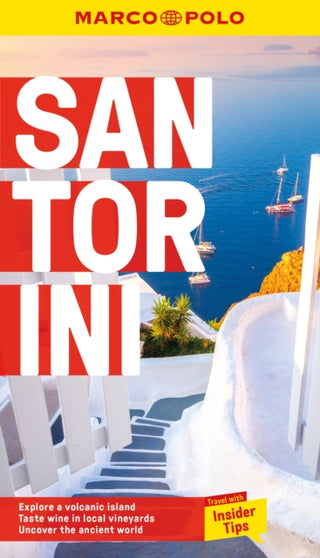 Cover image for 9781917131063 - Santorini Marco Polo Pocket Travel Guide - with pull out map