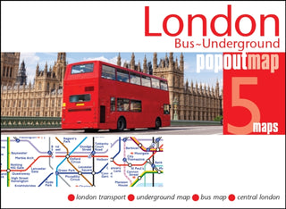 Cover image for 9781917131148 - London Bus and Underground PopOut Map