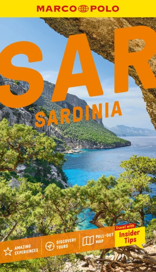 Cover image for 9781917131230 - Sardinia Marco Polo Pocket Travel Guide - with pull out map