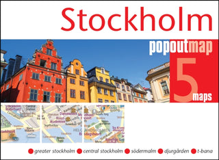 Cover image for 9781917131292 - Stockholm PopOut Map - pocket-size, pop up map of Stockholm city centre