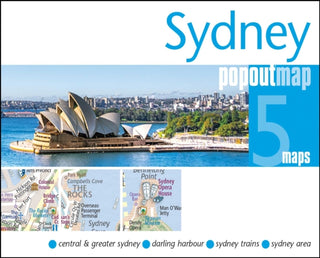 Supplemental image for 9781917131308 - Sydney PopOut Map - pocket-size, pop up map of Sydney city centre