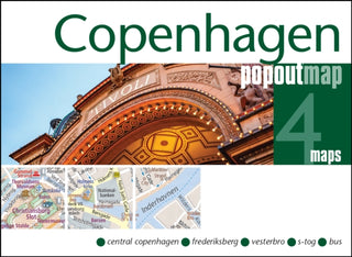 Cover image for 9781917131360 - Copenhagen PopOut Map - pocket size, pop up map of Copenhagen city centre