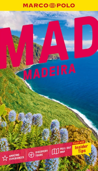 Cover image for 9781917131384 - Madeira Marco Polo Pocket Travel Guide - with pull out map