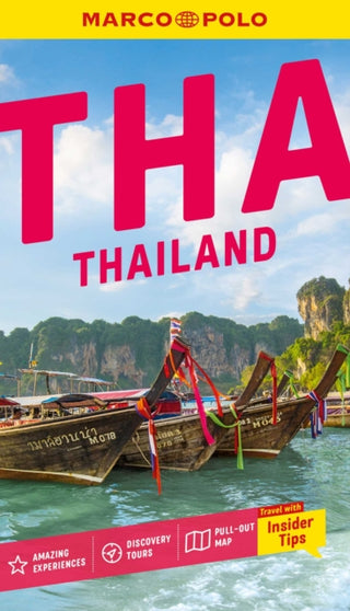 Cover image for 9781917131766 - Marco Polo Thailand Pocket Travel Guide | Pull-out Map | Local Knowledge