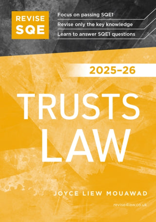 Supplemental image for 9781917183536 - Revise SQE Trusts Law 2025/26