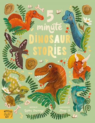 Cover image for 9781917366267 - 5 Minute Dinosaur Stories