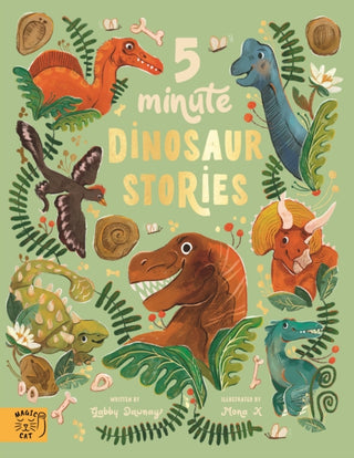Cover image for 9781917366267 - 5 Minute Dinosaur Stories