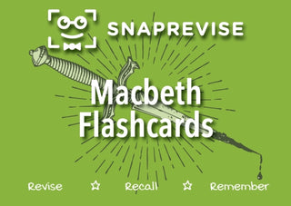 Supplemental image for 9781917424684 - SnapRevise Macbeth Flashcards