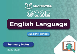 Cover image for 9781917424813 - SnapRevise GCSE English Language Summary Notes