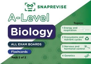 Supplemental image for 9781917424899 - A-Level Biology Flashcards Pack 2