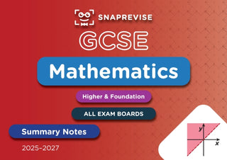 Cover image for 9781917424929 - SnapRevise GCSE Maths Summary Notes