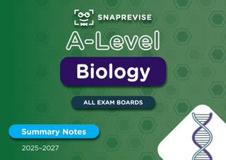 Cover image for 9781917424974 - SnapRevise A-Level Biology Summary Notes