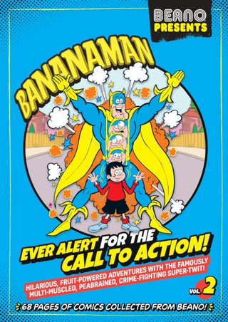 Cover image for 9781917436212 - Beano Presents: Bananaman vol. 2