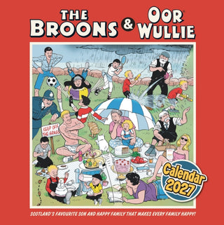 Cover image for 9781917436724 - The Broons & Oor Wullie Calendar 2027