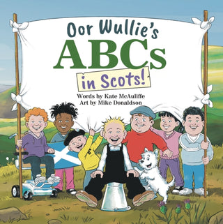 Cover image for 9781917436816 - Oor Wullie's ABCs in Scots
