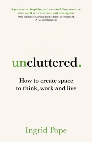 Cover image for 9781917490009 - Uncluttered