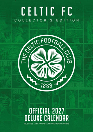 Cover image for 9781917538954 - Celtic FC 2027 A3 Deluxe Calendar