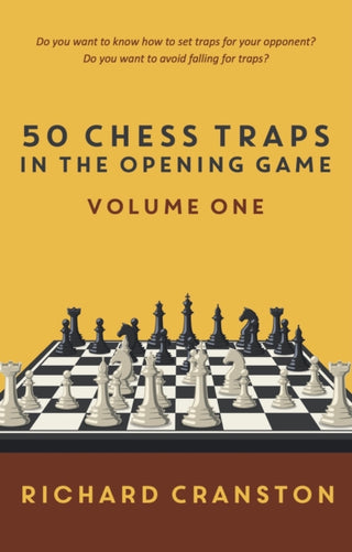 Cover image for 9781917673204 - 50 Chess Traps in the Opening - volume one