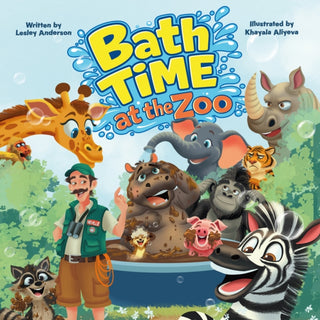 Cover image for 9781917956444 - BATH TIME AT THE ZOO