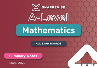 Supplemental image for 9781918046007 - SnapRevise A-Level Maths Summary Notes