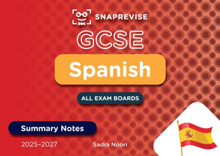 Cover image for 9781918046045 - SnapRevise GCSE Spanish Summary Notes